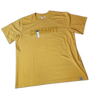 Carhartt Men’s XL T-Shirt – Relaxed Fit, Honey, Short Sleeve, NWT